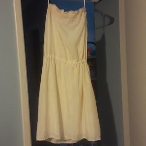 Strapless summer dress